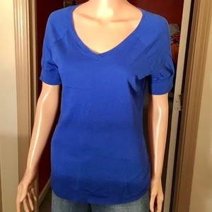 OP V-Neck Short Sleeve Tee Shirt  - 100% Organic Cotton Size 11/13